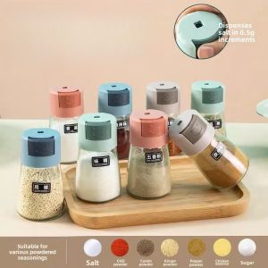 Precision Quantitative Salt Shaker Kitchen Storage Container Remote Control Box Home Use Dormitory Salt Dispenser Holder