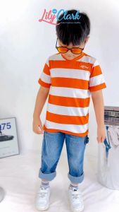 Lily And Clark Kaos Anak Laki-Laki Warna Teracotta KLC114