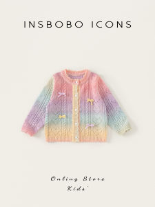 insbobo | Áo Sweater Len Nhiều Màu Dành Cho Bé Gái