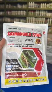 Thuốc trừ sâu CAYMANGOLD 33WP _ Rầy Phấn trắng Rầy nâu Rầy xanh Bọ trĩ Muỗi hành - Sạch nhanh ung trứng 100GR