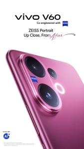 [ Official Store ] Vivo V60 5G 12/256GB (12+12GB Extended RAM) 50MP ZEISS Multifocal Portrait