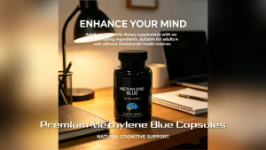 Methylene Blue Capsules 60 Counts Popular Cross-Border Daily Wellness Supplement