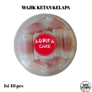 Wajik ketan Kelapa Kemasan Toples isi 40 pcs