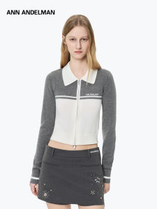 ANN ANDELMAN | New Spring Patchwork Color Block Knitted Cardigan