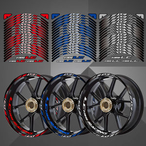 Cho YAMAHA Sticker lc135 17inch trục bánh xe Miếng Dán Phản chiếu xe máy sửa đổi nhãn dán đa năng YAMAHA Đề-can bánh xe Đề-can chống thấm nước