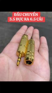 Đầu chuyển từ giắc 3.5 ly sang lỗ 6 ly loại Tốt
