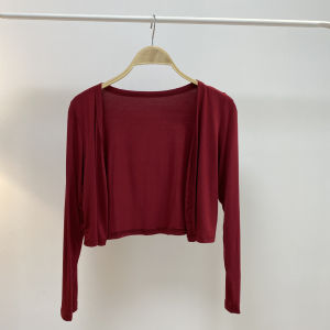 XXBUNI Red Pure Desire Street Dance Jazz Short Sleeve Top Womens Casual Style Cotton T-shirt Slimming Short Length