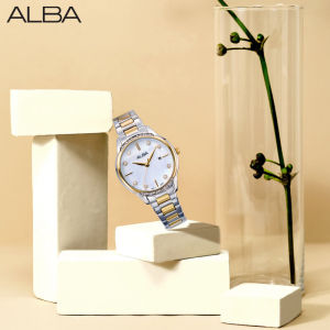 ALBA นาฬิกาข้อมือผู้หญิง Ikebana Quartz รุ่น AH7AQ2X ขนาด 31 mm.