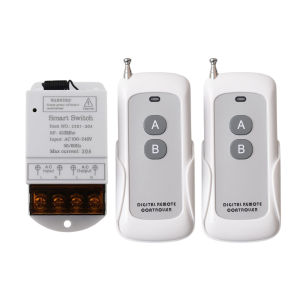 AC100-220V 433Mhz RF 30A Relay Remote Control Switch AB Controller 200M Transmitter for Water Pump Motor LED Electric Appliance