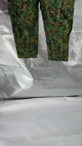 Premium Kids Army Pixelated No.4 Deluxe Pretend Play Occupation Career Total Defence Day Costume For Kids.