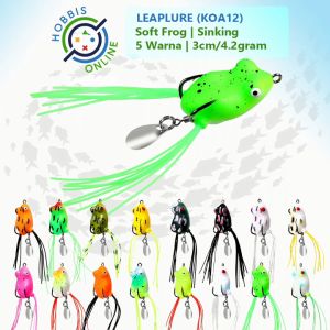 Softlure SoftFrog Umpan Pancing Katak 3 cm 42 gram LeapLure (KOA12)
