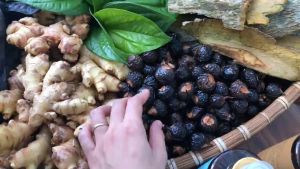 Dầu Gội Đầu Cỏ Nghệ Tơi Bồng Óng Mươt Chai 300ml Thảo Mộc.