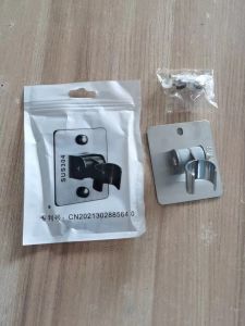 Adjustable 304 Stainless Steel Shower Head Holder Base Bracket Fixed Shower Seat Bathing Wall Seat Support Arm Installation