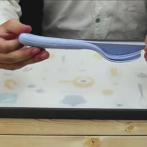 Eco friendly Spoon fork knife Portable flatware set Biodegradable Wheat Straw travel Cutlery Set 3 in 1