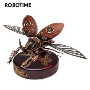 Rokr DIY 3D เคลื่อนย้ายชุดปริศนาด้วงแรดหุ่นยนต์สำหรับเด็ก - MI01