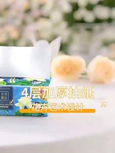 SG Local-Breeze清风 4-Ply Scented Soft Pack Tissue Paper | 4x80 Sheets | Soft Facial Tissue Paper | Napkins| Virgin Pulp