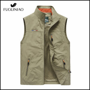 FUGUINIAO sleeveless jacket vest Korean retro style handsome trend all-match vest