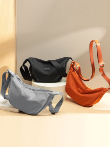 Fashionable Dumpling Shaped Womens Bag Oxford Cloth Nylon Crossbody Bag Versatile Single Shoulder Bag Canvas Small Bag