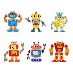 MWZ | Educational Wooden Puzzle Building Blocks for Toddlers 0-3 Years