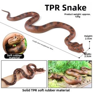 Simulation Animal Toy Soft Rubber Snake