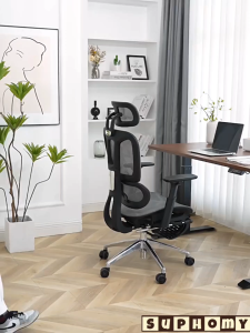ergonomic chair computer chair office chair mesh chair high back with headrest with footrest comfortable kerusi pejabat