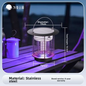 VINCAN | Solar Waterproof Outdoor Lawn Mosquito Repellent Light