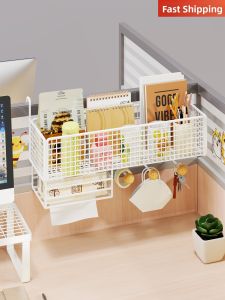 Desk Organizer Hanging Basket
