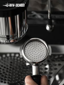 MHW-3BOMBER | Uniform Extraction Espresso Coffee Handle Titanium Black