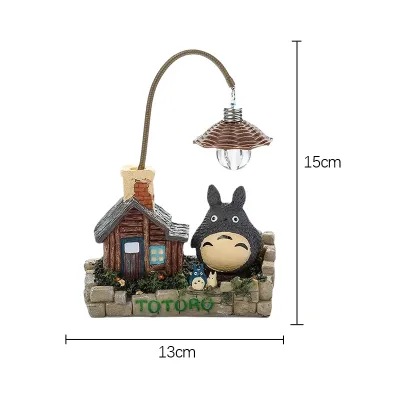 Creativity LED Desk Lamp Anime Totoro Cartoon with Bulbs Night Light for Bedroom Bedsides Desktop Ornament Gift Figure Decor
