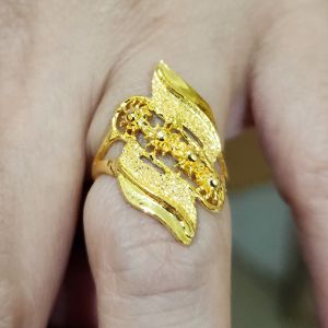 Cincin Lapis Emas Model Pasir 1