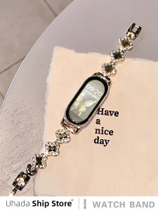 Uhada | Stylish Luxury Clover Full Diamond Smart Bracelet Band