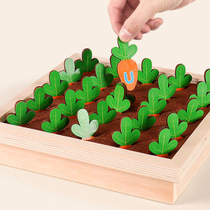 Educational Carrot Farm Memory Board Game