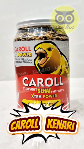 KICAU MART Caroll Xtra Power Premium Karol Pakan Gacor Penggacor Burung Kenari Finch Blackthroat Siskin Milet Campur Mix Seed Pakan Dongkrak Stamina Burung