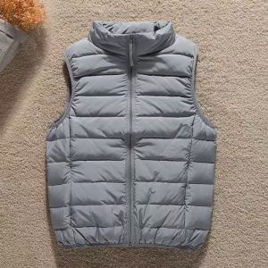 Coat Ultralight Sleeveless Puffer Vest Jacket Ultra Thin Warm Lightweight Down Jacket Waistcoat Winter Men Duck Down Vest Coats