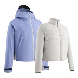 Beneunder | Womens Three-in-One Detachable Down Jacket Outdoor Windproof Waterproof Climbing Clothes Urban Outdoor Leisure