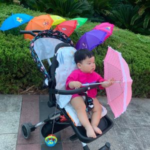Ultra-Light Dance Umbrella with Lace Design Suitable for Toddlers under 2 Years Old Diameter 50cm Radius 30cm Childrens Rain Umbrella