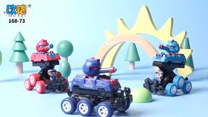 Mobil Inertia Monster Zap 6 Roda Militer Tank + 2 Peluru SUPER PREMIUM