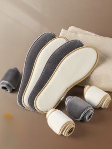 XIANZHAO | Mens Thickened Warm Shoe Inserts Winter Fleece Anti-Cold Foot Comfort Long Standing No Fatigue Pain Relief Soft Touch Sensation