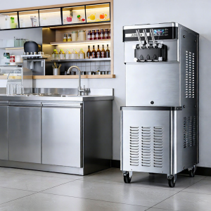 Commercial Automatic Soft Serve Ice Cream Machine