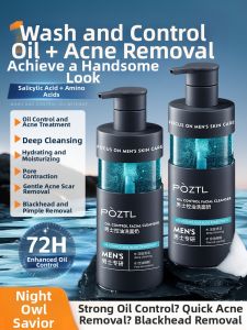 Pozitilan | Oil Control Blackhead Removal Acne Treatment Face Wash for Men