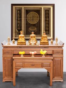 WANGJIXIANG | LED Illuminated Custom Buddhist Sutra Background Painting