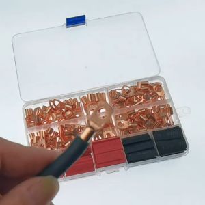 70PCS Copper Battery Cable Connector Terminal Open Lugs Wire Terminals OT 10/20/30/40/50A