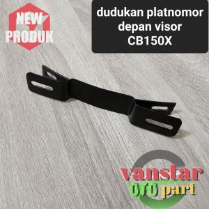 dudukan plat nomor depan CB150x CB150x depan visor