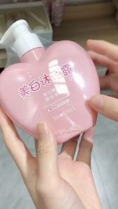 whitening body wash Whitening Shower Gel niacinamide body wash sabun pemutih badan Long-lasting Fragrance moisturizing and hydrating Brightening Skin Exfoliating pemutih badan Clean Melanin pemutih kulit seluruh badan 烟酰胺美白沐浴露