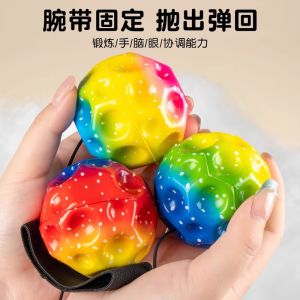 Đồ Chơi Bóng Đàn Hồi Cho Trẻ Em Đồ Chơi Ngoài Trời Đồ Chơi Rèn Mắt Đồ Chơi Giải Trí Đồ Chơi Rèn Luyện Tay Mắt Đồ Chơi Dây Đeo Cổ Tay