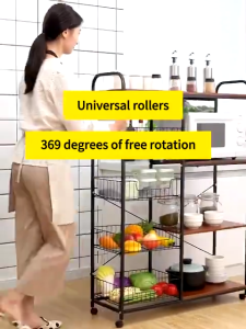 KitchenZ Rak Dapur Rak Microwave Susun Minimalis Rak Oven Microwave Multi-Lapisan