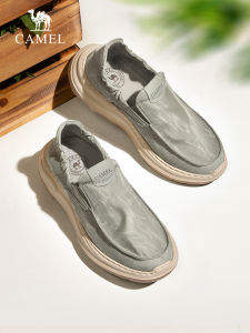 รองเท้าผ้าใบลำลองสำหรับผู้ชาย Camel 2025 ฤดูร้อนใหม่ สวมใส่สบาย ระบายอากาศได้ดี รองเท้าพื้นนุ่ม กันลื่น รองเท้าพ่อ รองเท้าผ้าใบลำลอง
