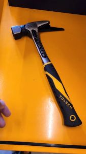 Tolsen One Piece Forged Roofing Hammer (600g) GRIPro Series Patented 25172