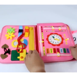 Busy Board Toddler Book Early Education Flexible Training Sensory Toys for Learning Skills Preschool