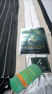 Sorban ZAWEEYA Tenun Lembut Motif Yaman Dobby Premium